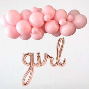 Gender Reveal Party | Gender Reveal Decor | It&#39;s A Girl Party | Baby Shower Decor | Pink Baby Shower | It&#39;s A Girl Balloon | Pink Balloons