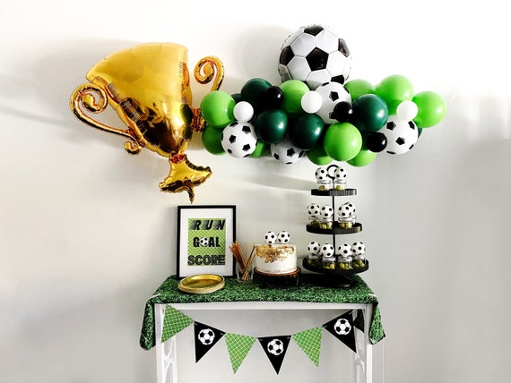 Decoración de Football  Decoracion cumpleaños de futbol, Decoración de  fútbol, Fiestas temáticas de fútbol