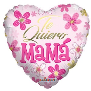 Te Quiero Mamá Balloon | Mother&#39;s Day Balloon | Mother&#39;s Day Decor | Mother&#39;s Day Balloon Decoration | Mother&#39;s Day Decor