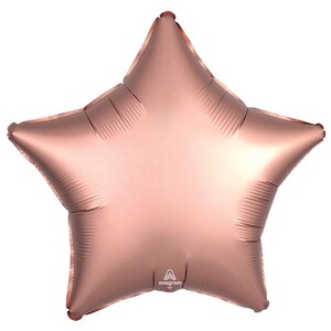Rose Gold Star Balloon, Star Shaped Foil Balloon, Rose Gold Accent Balloon