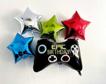 8° Compleanno Palloncino Set Giocatore Decorazione Compleanno Videogioco Palloncini Numero 8 Palloncini Happy Birthday Banner 8 Anni Ragazzi Gioco Palloncini Decorazione per Bambini Gioco Tema Festa