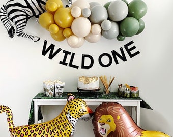 Safari First Birthday Decor | Safari Party Decor | Gender Neutral Birthday | Safari Decor | Safari Animal Decor | First Birthday Decor |