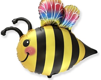 Sweet Bee Balloon 38" | Bumble Bee Party Decor | Sweet Bee Balloon | Bumble Bee Birthday Photo Prop
