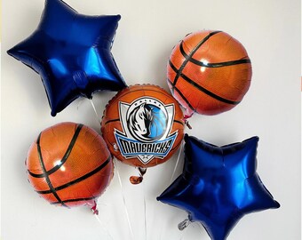 Mavericks Basketball Decorations, Basketball Party, Game Day Balloons, Basketball Banquet Decorations