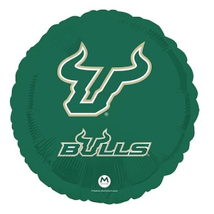 Palloncino dell'Università della Florida del Sud, laurea universitaria, festa di fine anno, decorazioni per feste di laurea, diploma di scuola superiore, football dei Bulls dell'USF