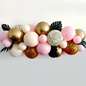 Safari Party Decor | Safari Balloons | Safari Party Kit | Safari Baby Shower | Animal Safari First Birthday | Jungle Party | Pink Safari |
