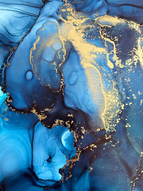 Kairo, Original Alcohol Ink Art, Alcohol Ink Art, Modern Art