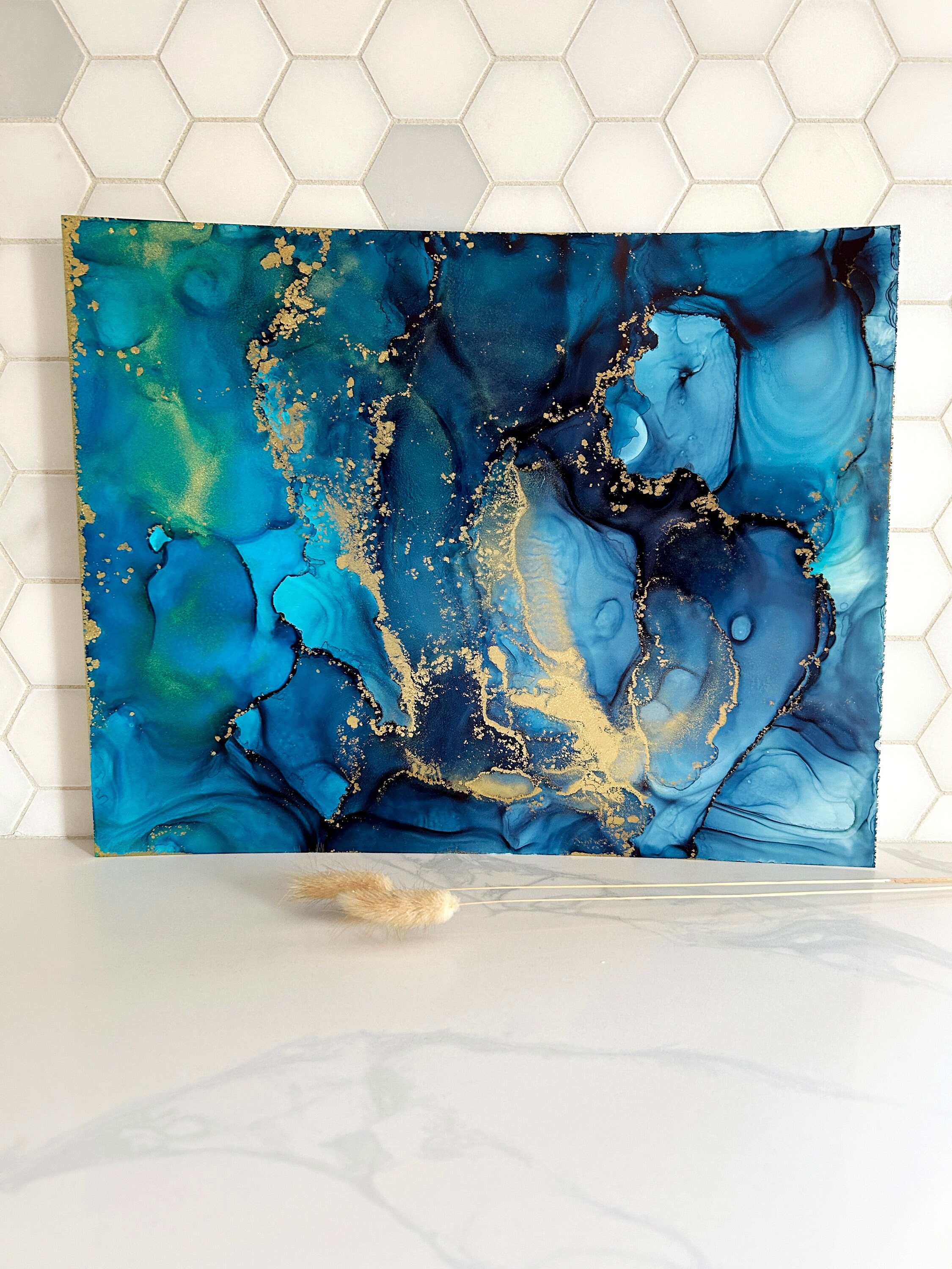 Kairo, Original Alcohol Ink Art, Alcohol Ink Art, Modern Art