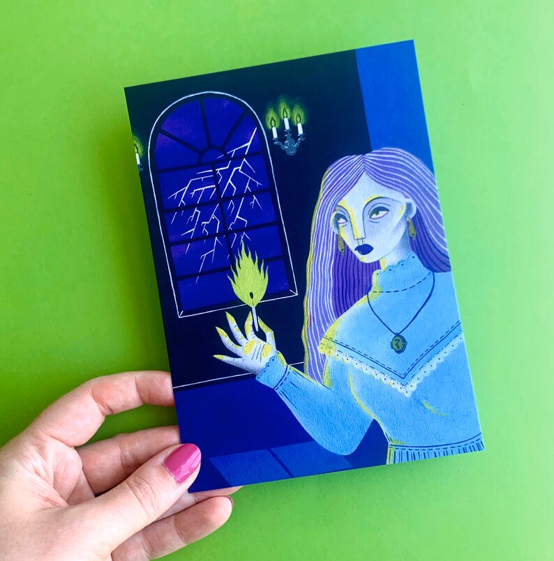 Burning Bridges Art Print Portrait Fire Match Etsy