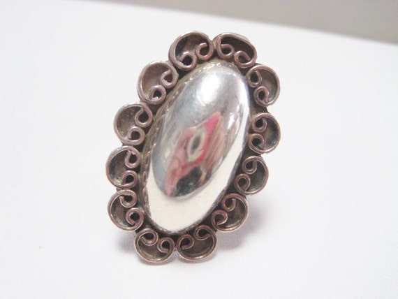 Bold Mexican Sterling Silver Ring