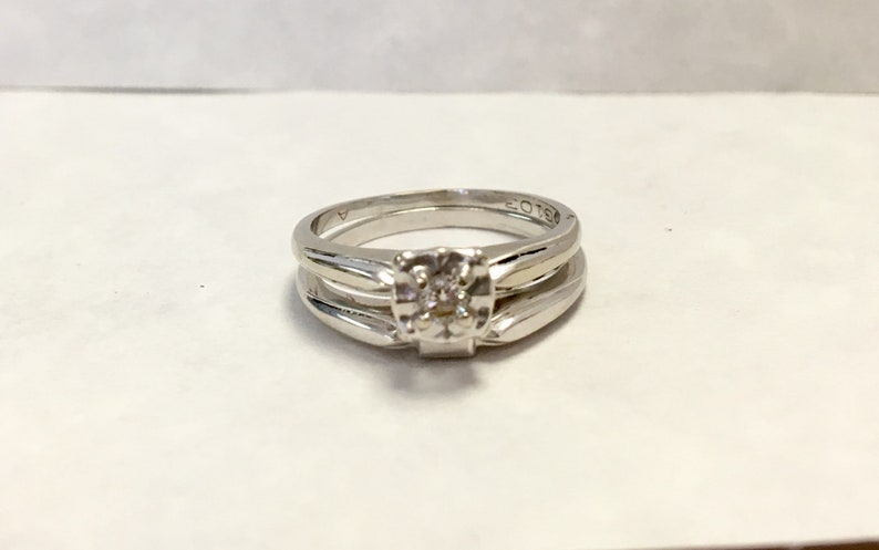 Petite 14k Wedding Set