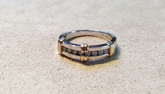 Channel Set Diamond Wedding Band