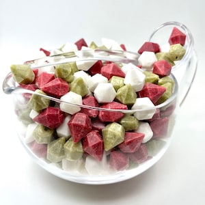 SUGAR-FREE CHRISTMAS: Candy stocking stuffer jewels with cherry, mint and coconut flavors. Delicious gift or treat