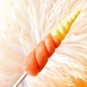 UNICORN BLISS LOLLIPOP: Strawberry and banana, sugar-free healthy kids candy,  No artificial colors or flavors. Delicious gift