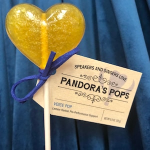 VOICE POP: Lollipops for Speakers, Singers and Storytellers. Delicious, organic, herbal gift to support vocal expression and throat health
