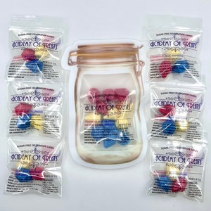 Sugar-Free Candy Jewels: Strawberry, Lemon, Blue Raspberry Sampler