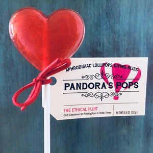 Ethical Flirt Lollipop: Organic Aphrodisiac Candy - Cozy Cinnamon