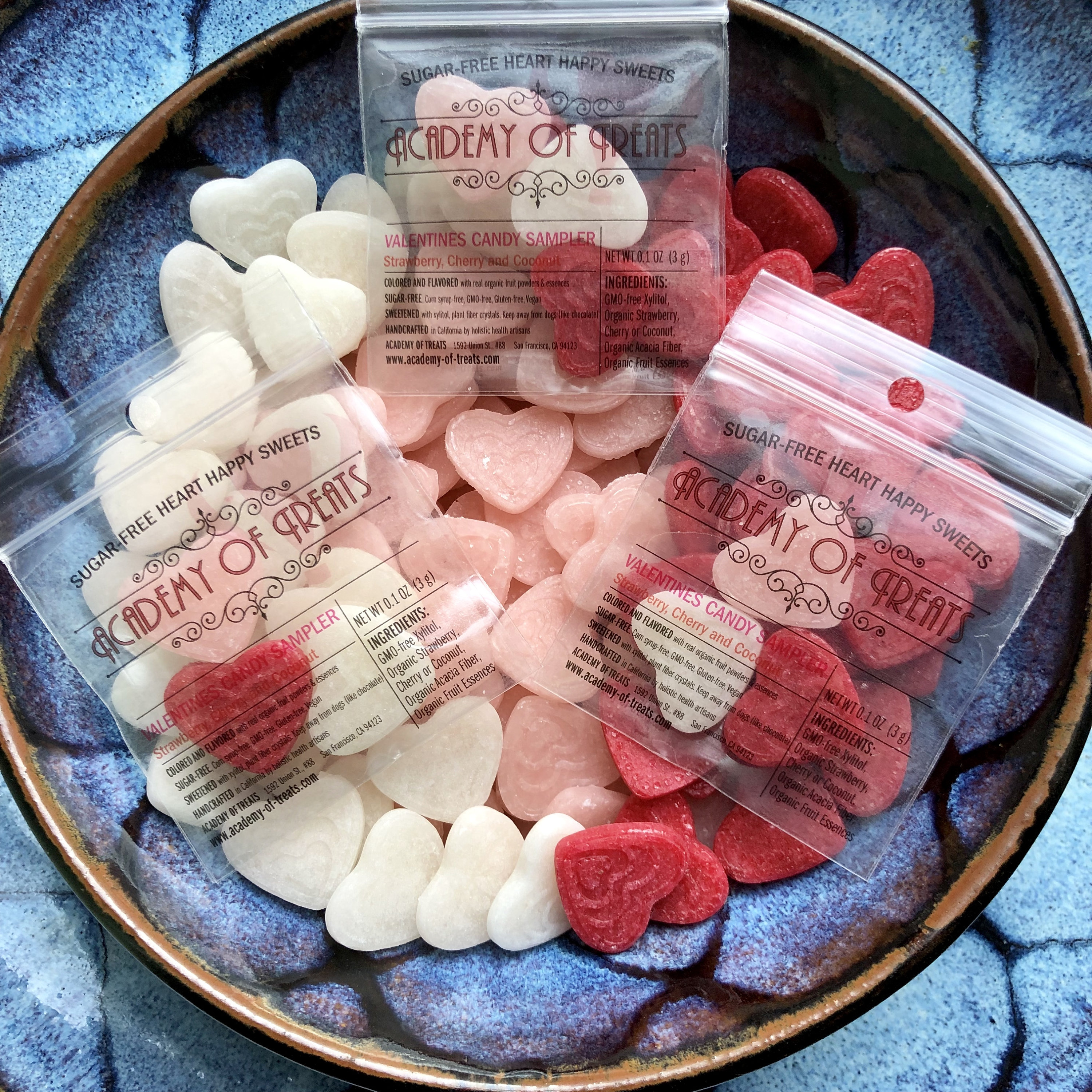 SUGARFREE VALENTINES Heart Candy Gift Sampler Diabetic Etsy UK