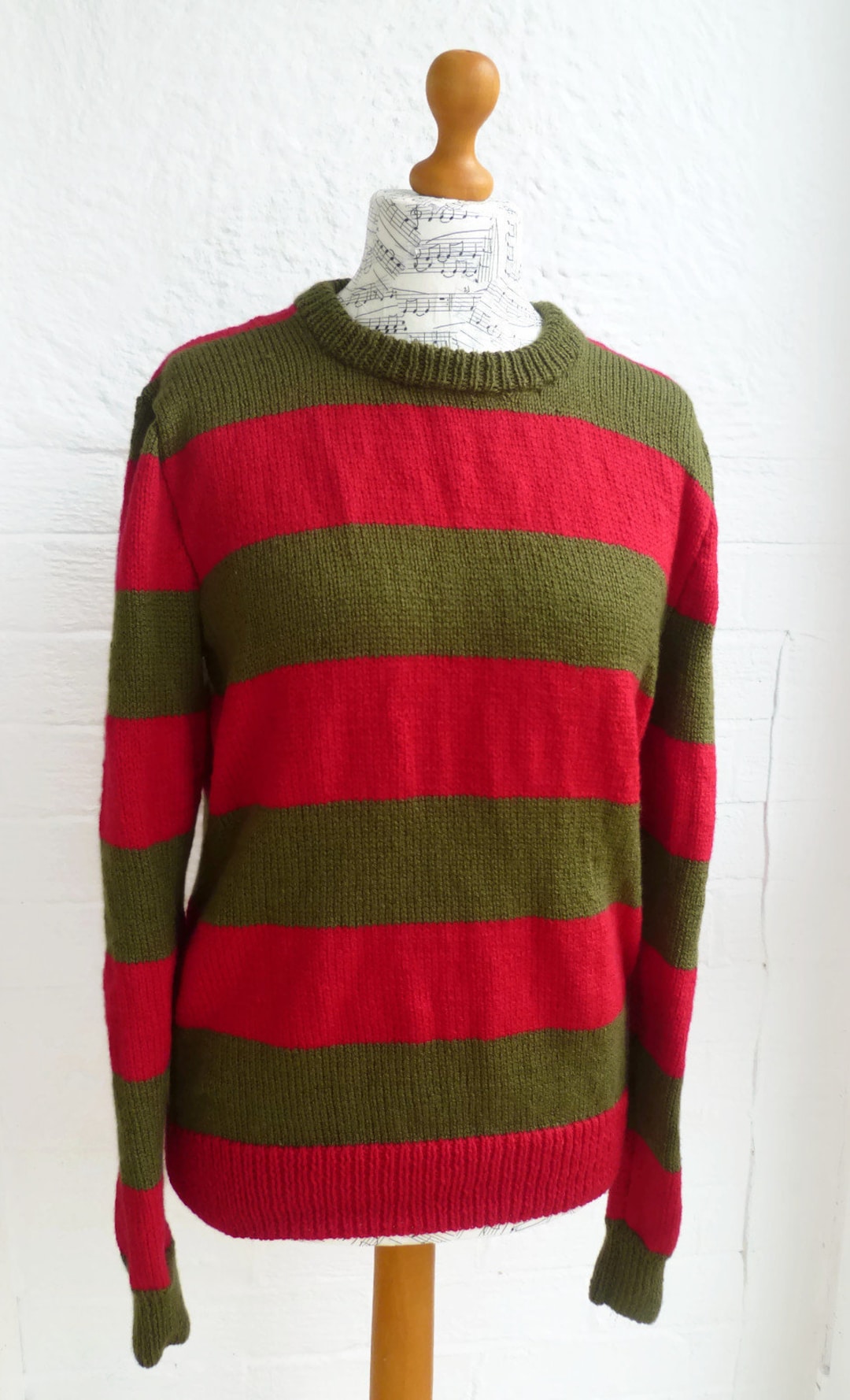 freddy krueger sweater knitting pattern