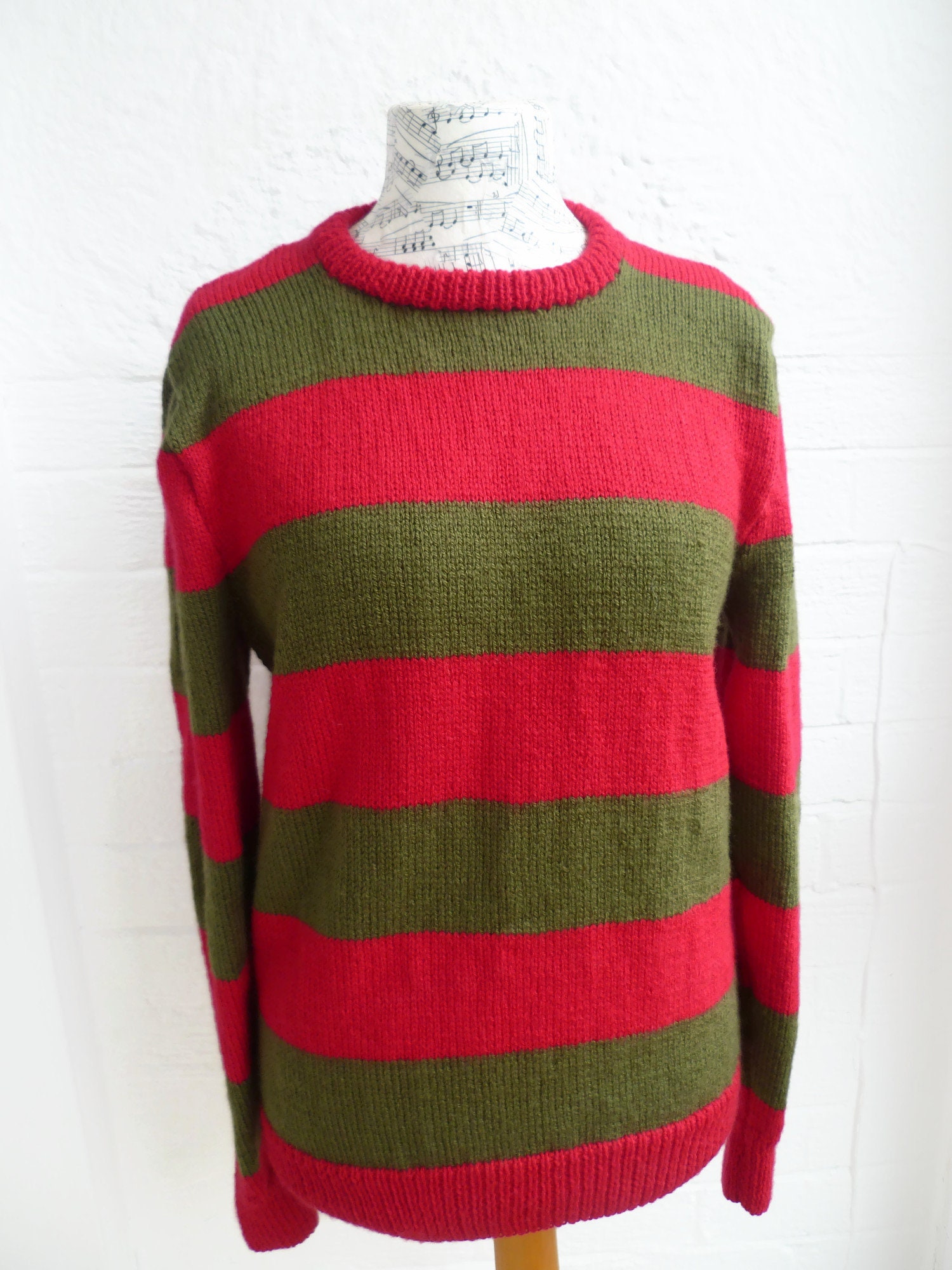 Freddy Krueger Movie Versions Part I to VII and VS Sweater | Etsy UK