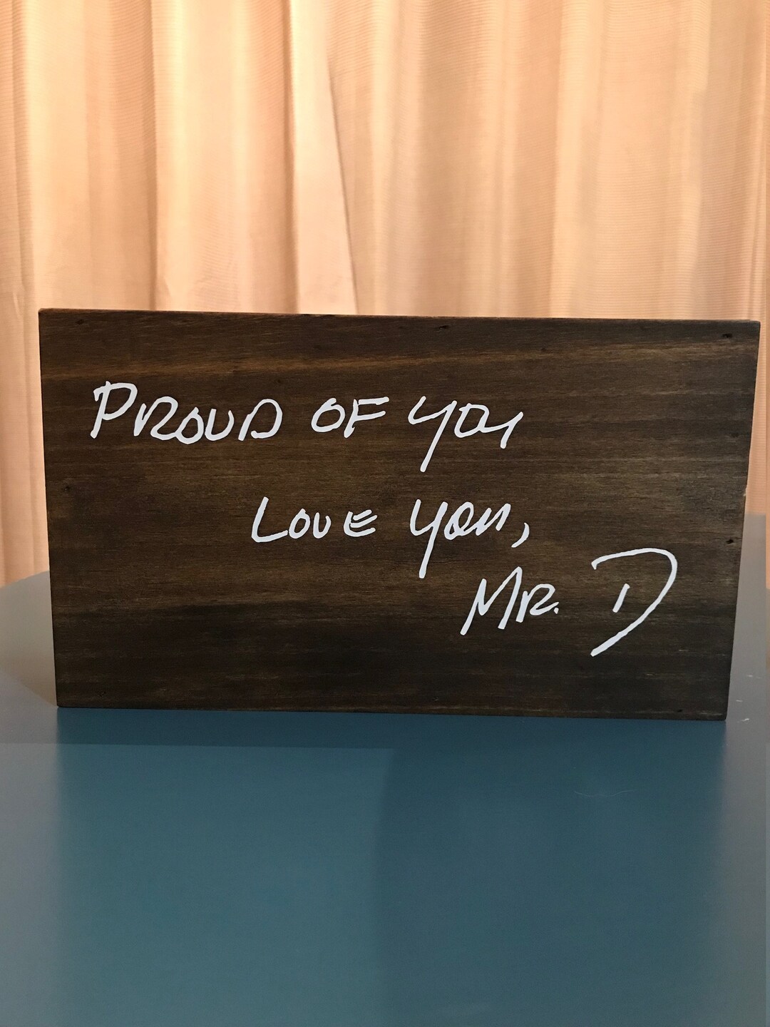 Personalized Handwriting Decorative Wooden Block - Etsy