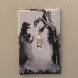 Godzilla Decorative Light Switch Cover Plate image 1