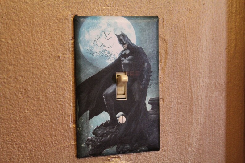Batman Light Switch Plate - Etsy
