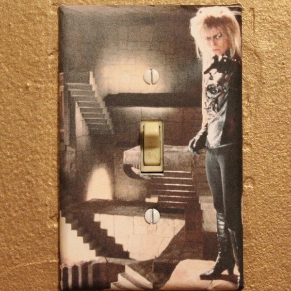 David Bowie - Labyrinth  -  Light Switch Plate