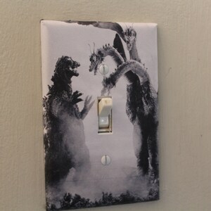 Godzilla Decorative Light Switch Cover Plate image 2