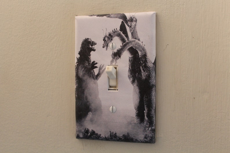 Godzilla Decorative Light Switch Cover Plate image 3