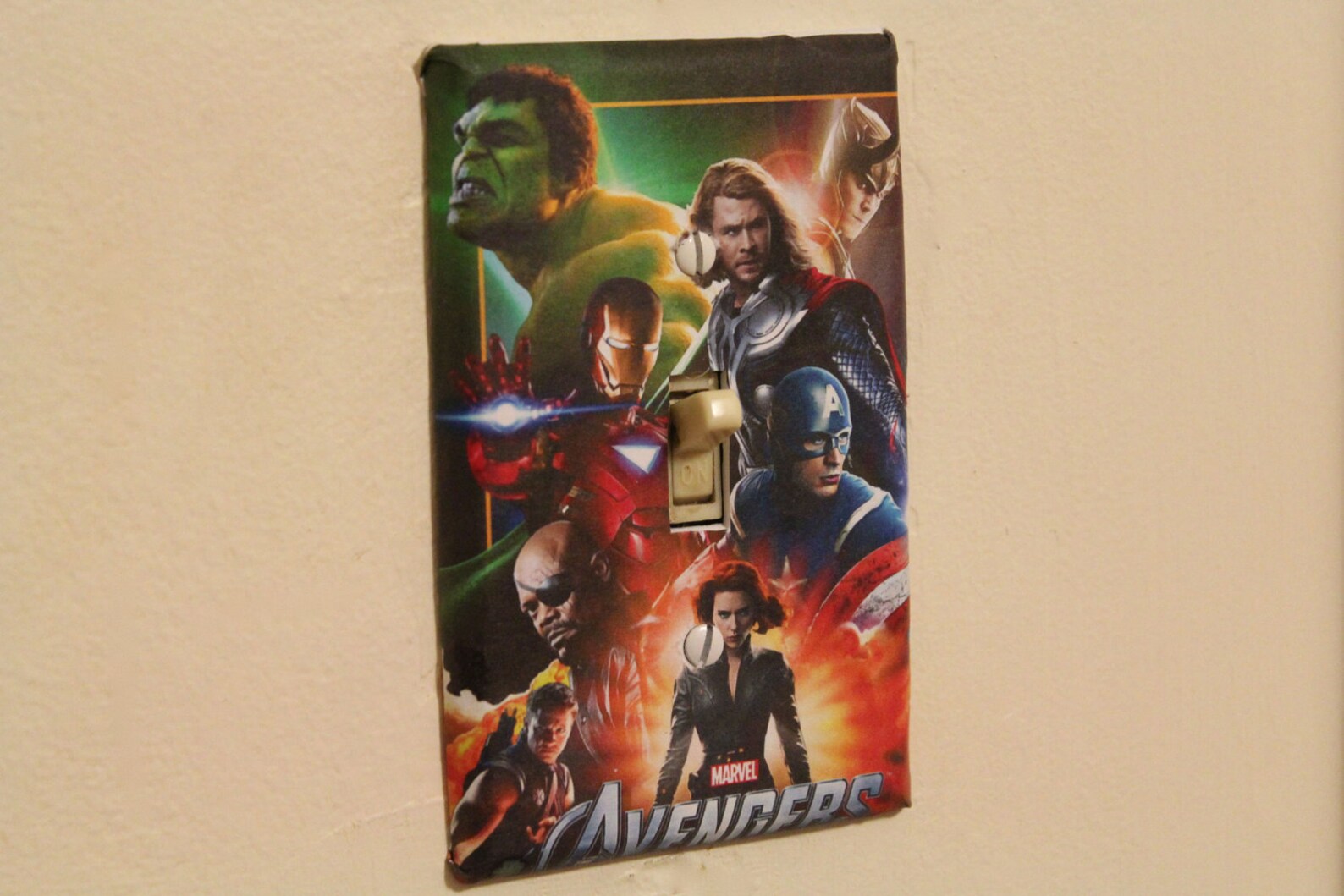 Avengers Light Switch Cover Plate Etsy
