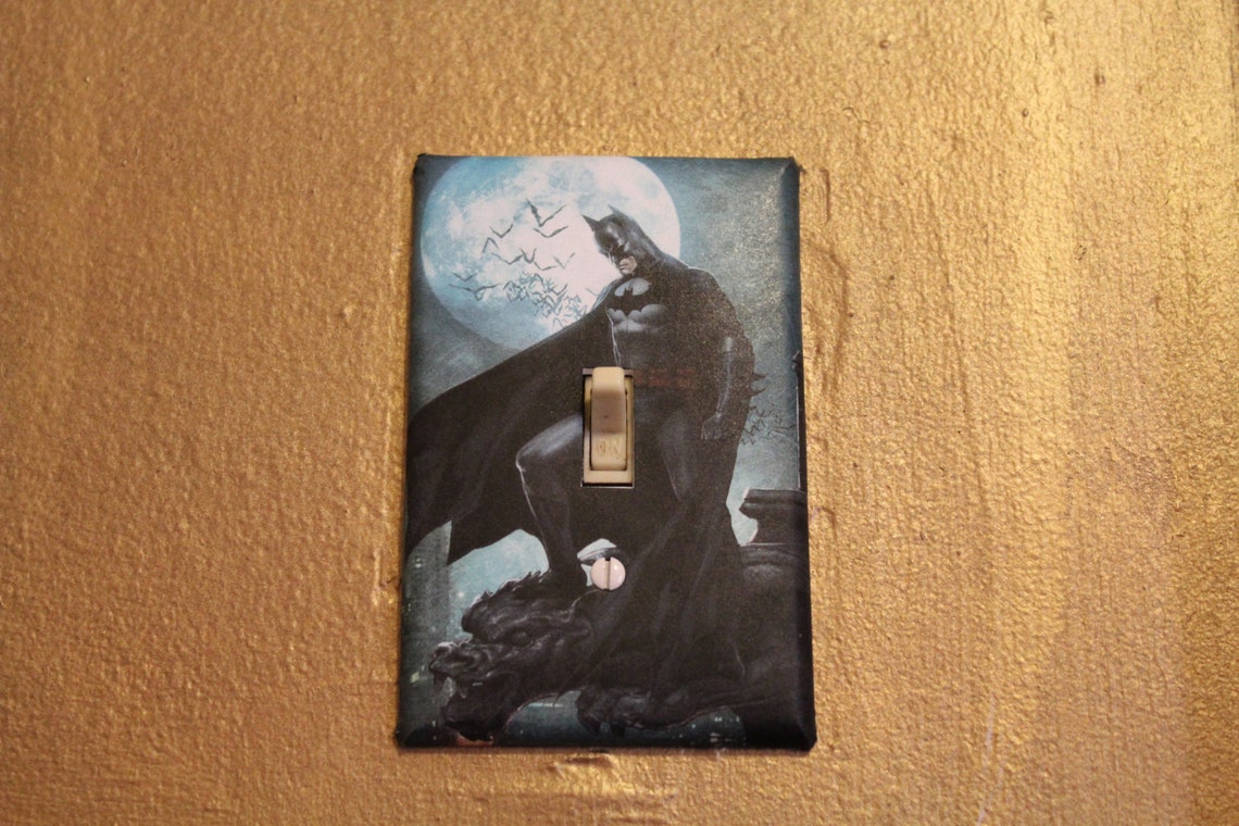 Batman Light Switch Plate - Etsy