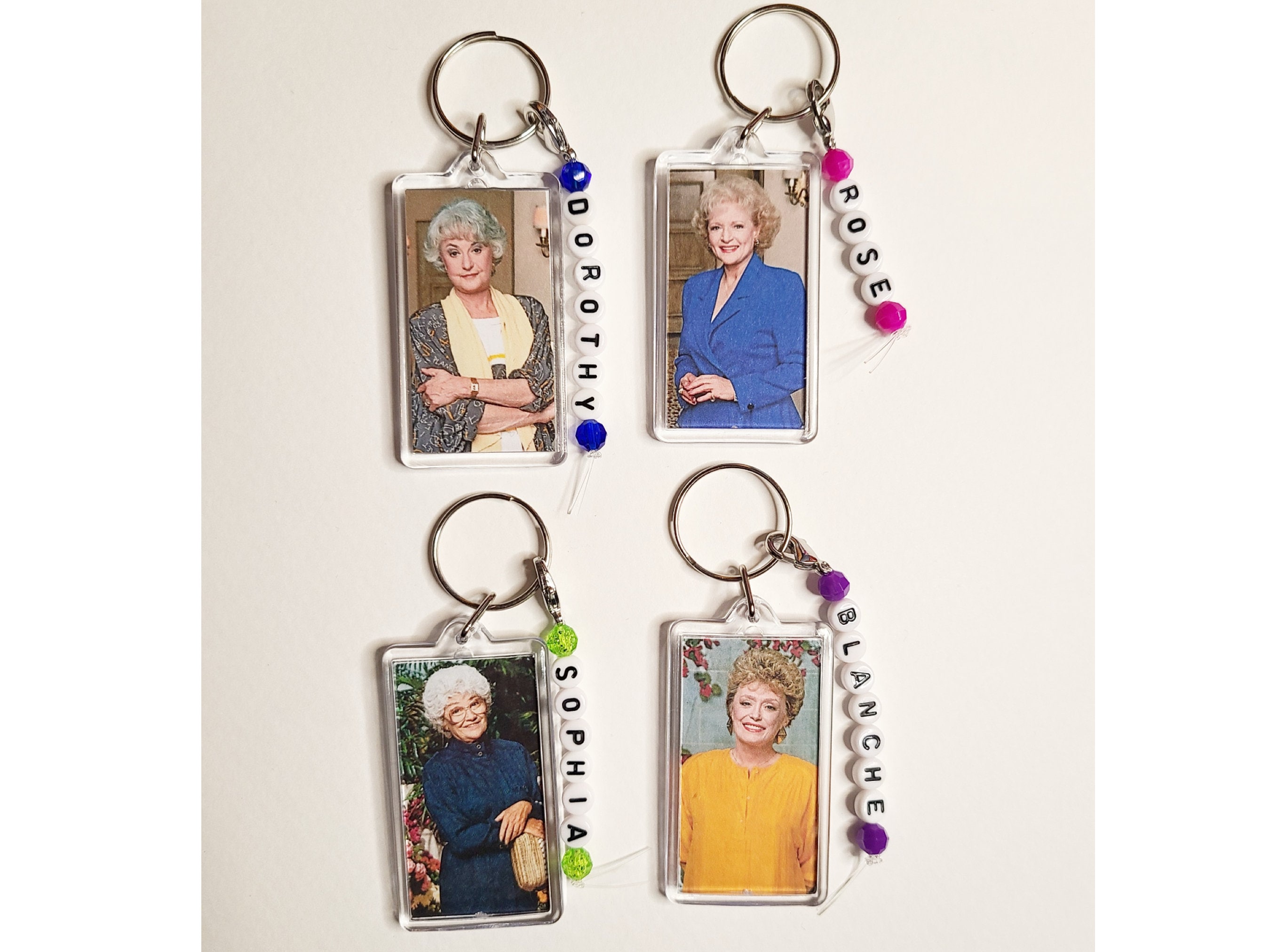 GIRLS DON'T CRY PATTERN KEYRING 【GOLD】 GOLD GIRLS DON'T CRY KEYCHAIN