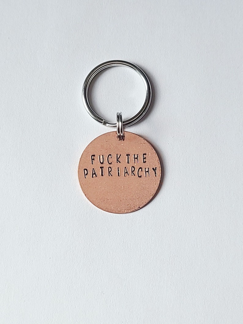 Fuck the Patriarchy Keychain image 4