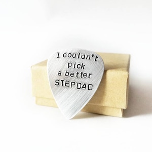 Fathers Day Gifts for Stepdad • Guitar Pick for Stepdad