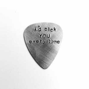 Anniversary Gifts for Boyfriend Custom Guitar Pick image 4