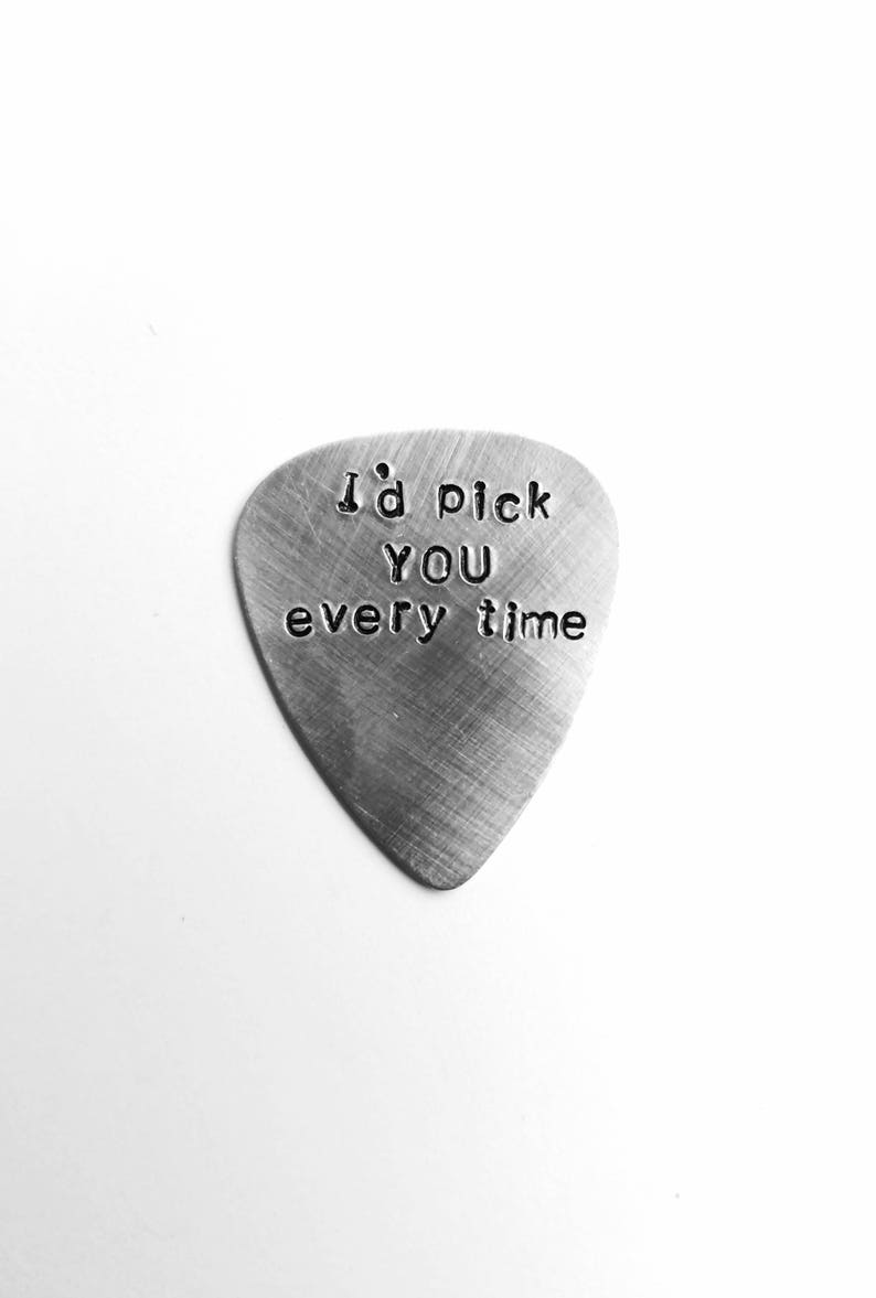 Anniversary Gifts for Boyfriend Custom Guitar Pick image 4