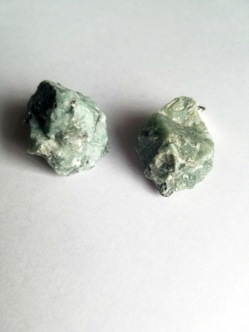 Raw Emerald Pendant