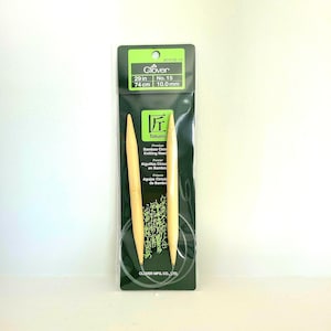Clover Bamboo Circular Knitting Needles 10mm