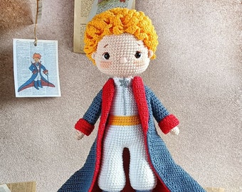 The Little Prince, crocheted with love, ready to ship,