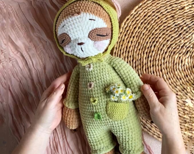 Sleepy Sloth Crochet Pattern PDF Download - Etsy Canada