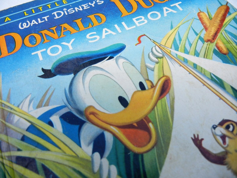 Walt Disney's Donald Duck's Toy Sailboat: Vintage image 0