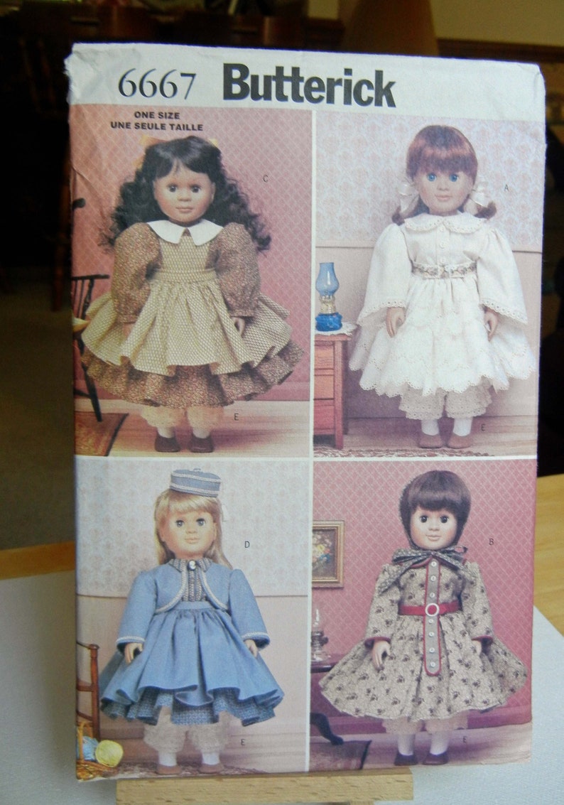 Sewing Pattern for 18 Inch Dolls : Butterick Pattern 6667 image 0
