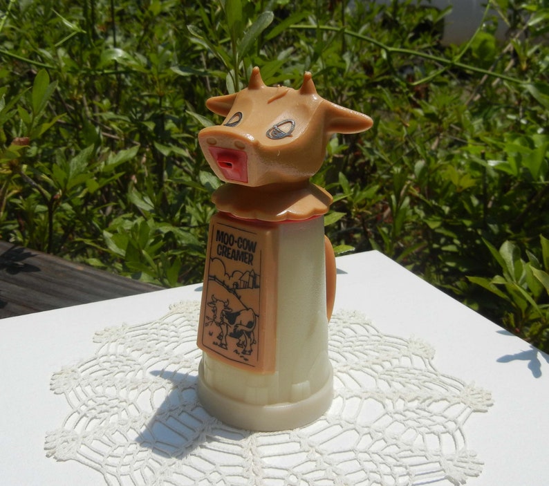 Vintage Moo Cow Creamer Milk or Cream Pitcher Dispenser image 0