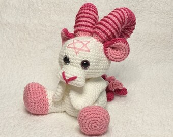 Baphomet Goat Crocheted Plushie