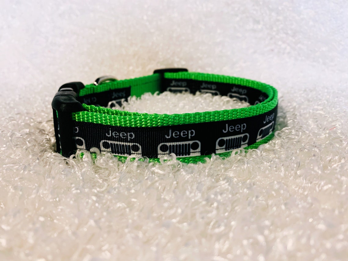 Jeep Dog Collar 3/4 or 1 or 1.5 or 1 Etsy