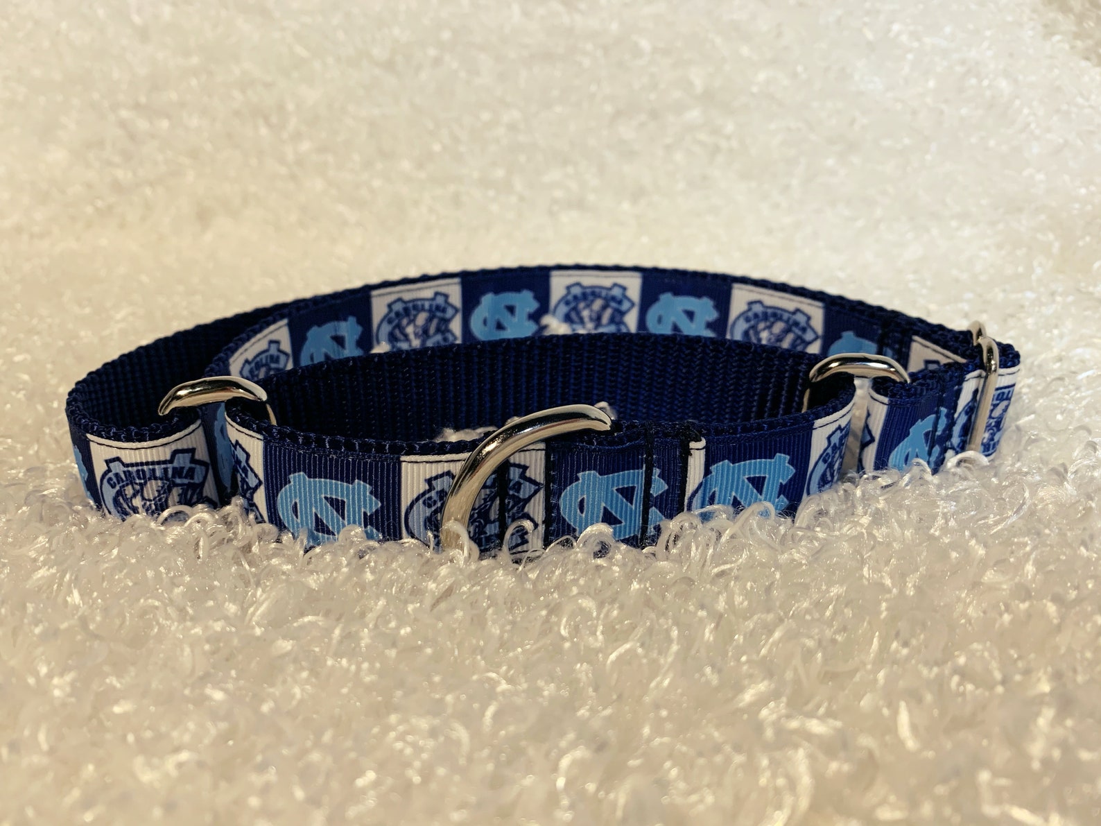 UNC Tar Heels Dog Collar Tar Heels Collar UNC Adjustable Dog Etsy