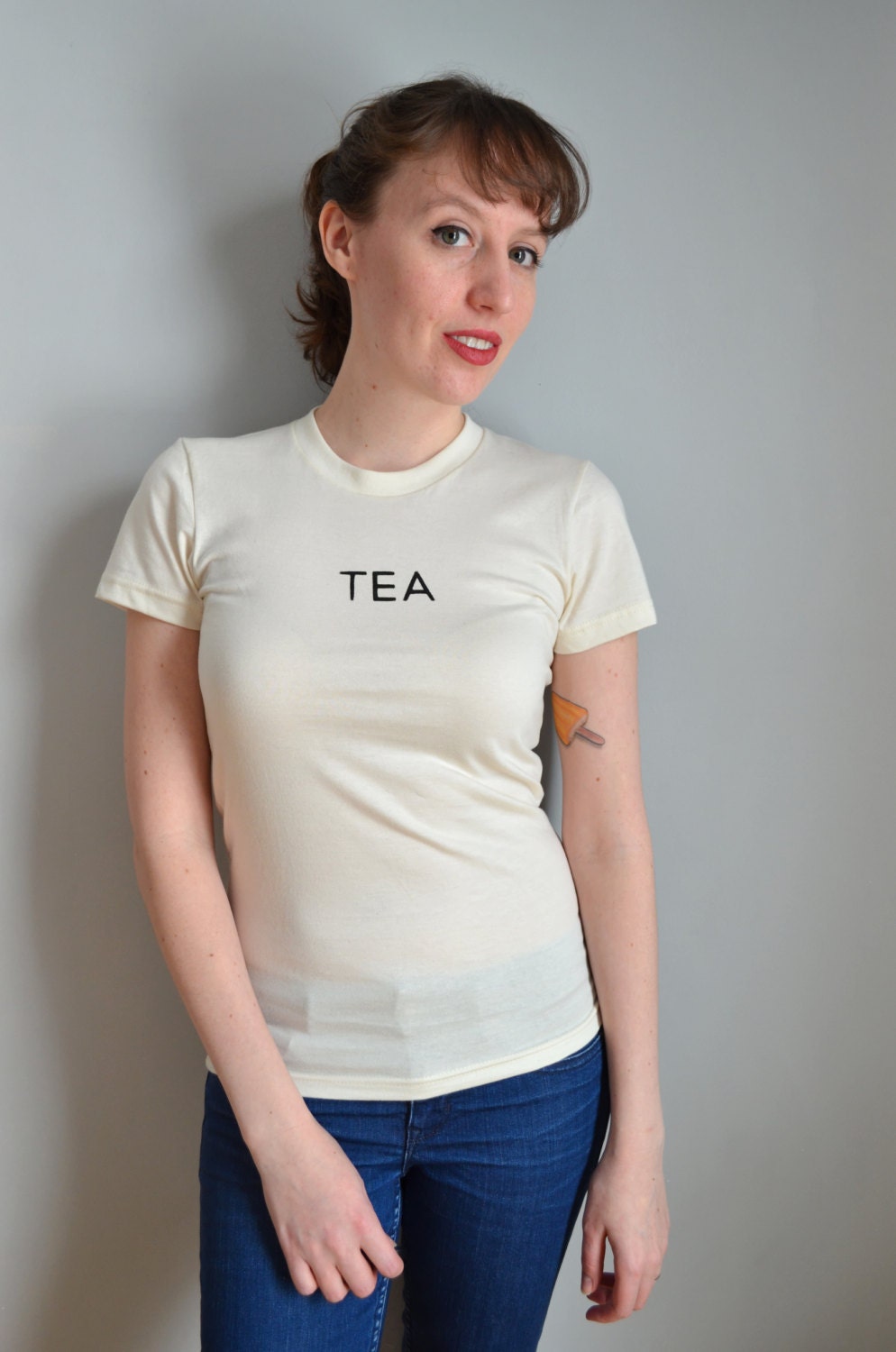 Natural Cotton Colour Graphic Women's Tshirt / Tea Tee Etsy