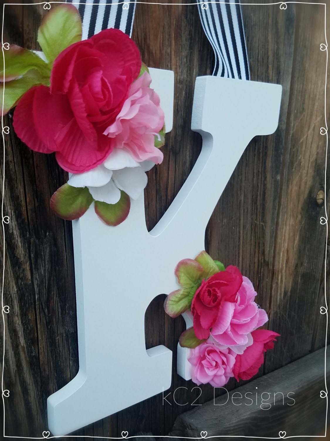 Kate Spade Inspired. Monogram Letter. Wedding Decor. Kate Etsy