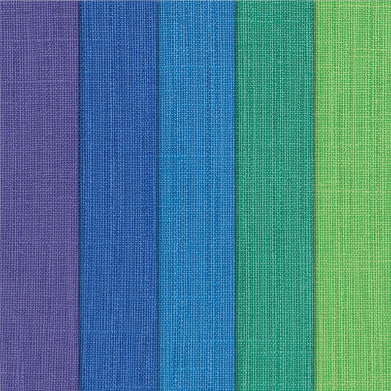 Rainbow Linen Digital Paper chromatic Scrapbook Etsy